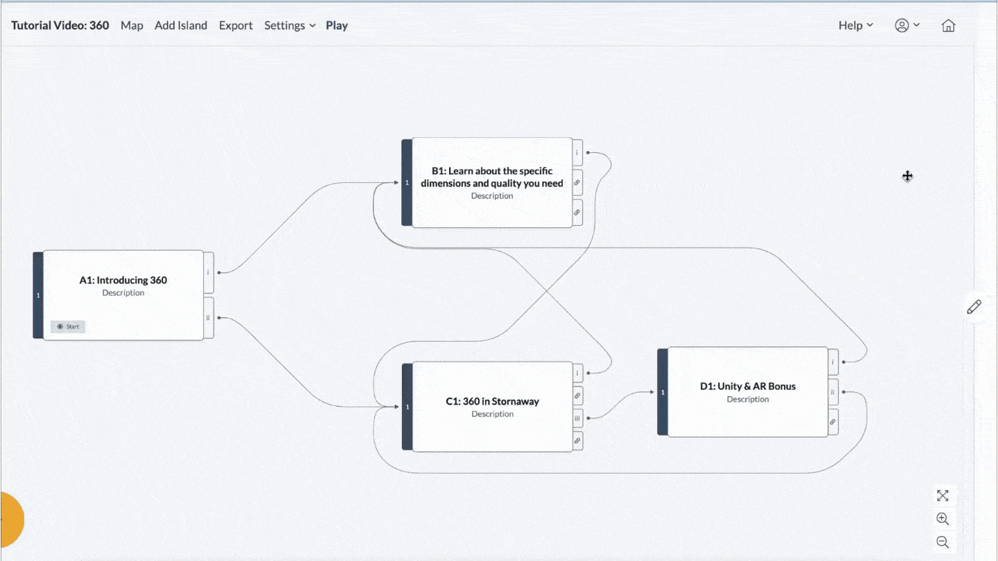 Creative Interactive Apps - gif showing how easy the process is - from Stornaway to Unity to App