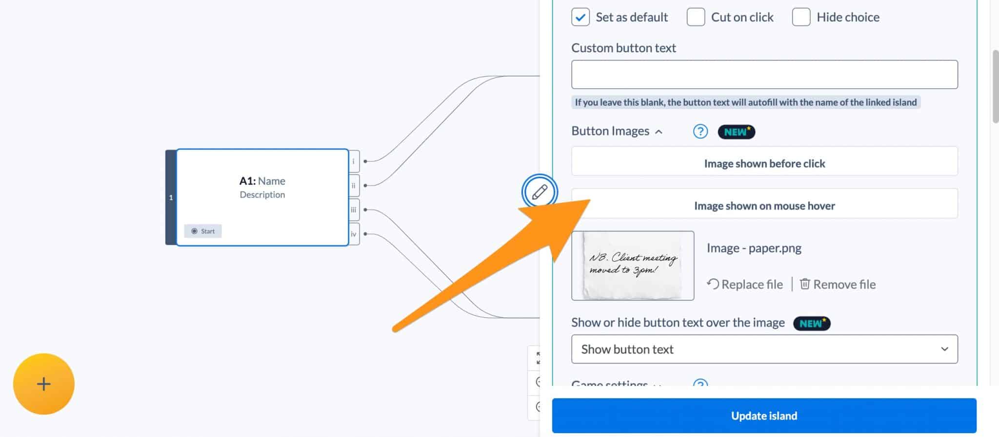 Set Location' Button Position Use custom button positions in your your interactive videos