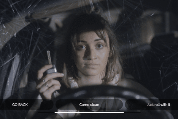 Screenshot from "after the game" - an interactive project for Auckland Transport
