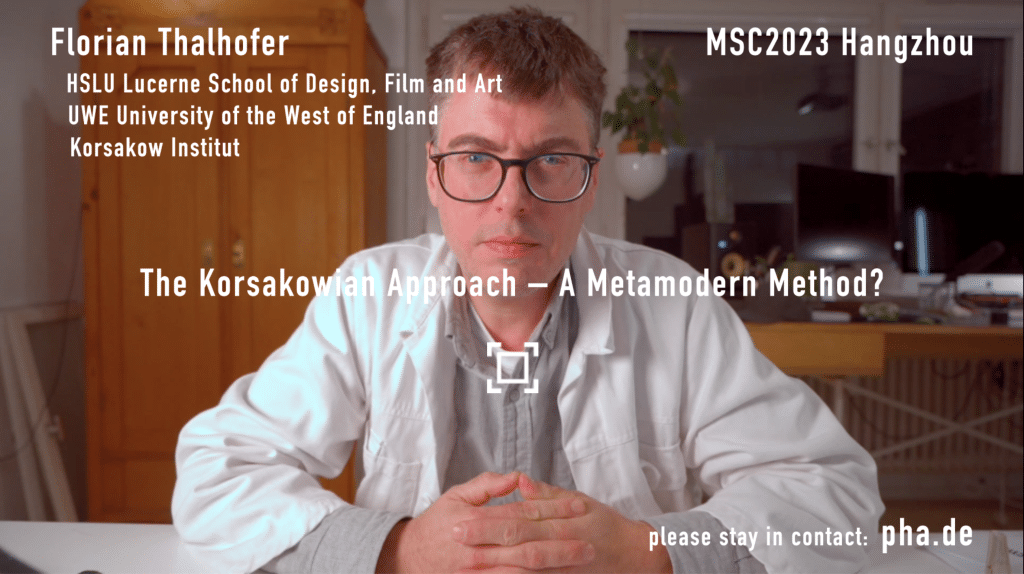 Florian Thalhofer, inventor of Korsakow